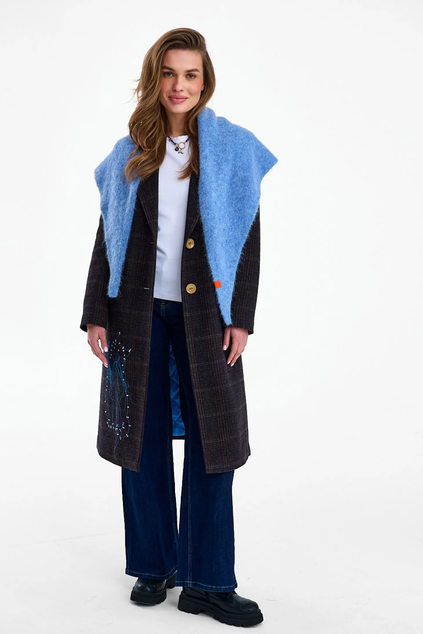 Apaszka Alpaca Deep
