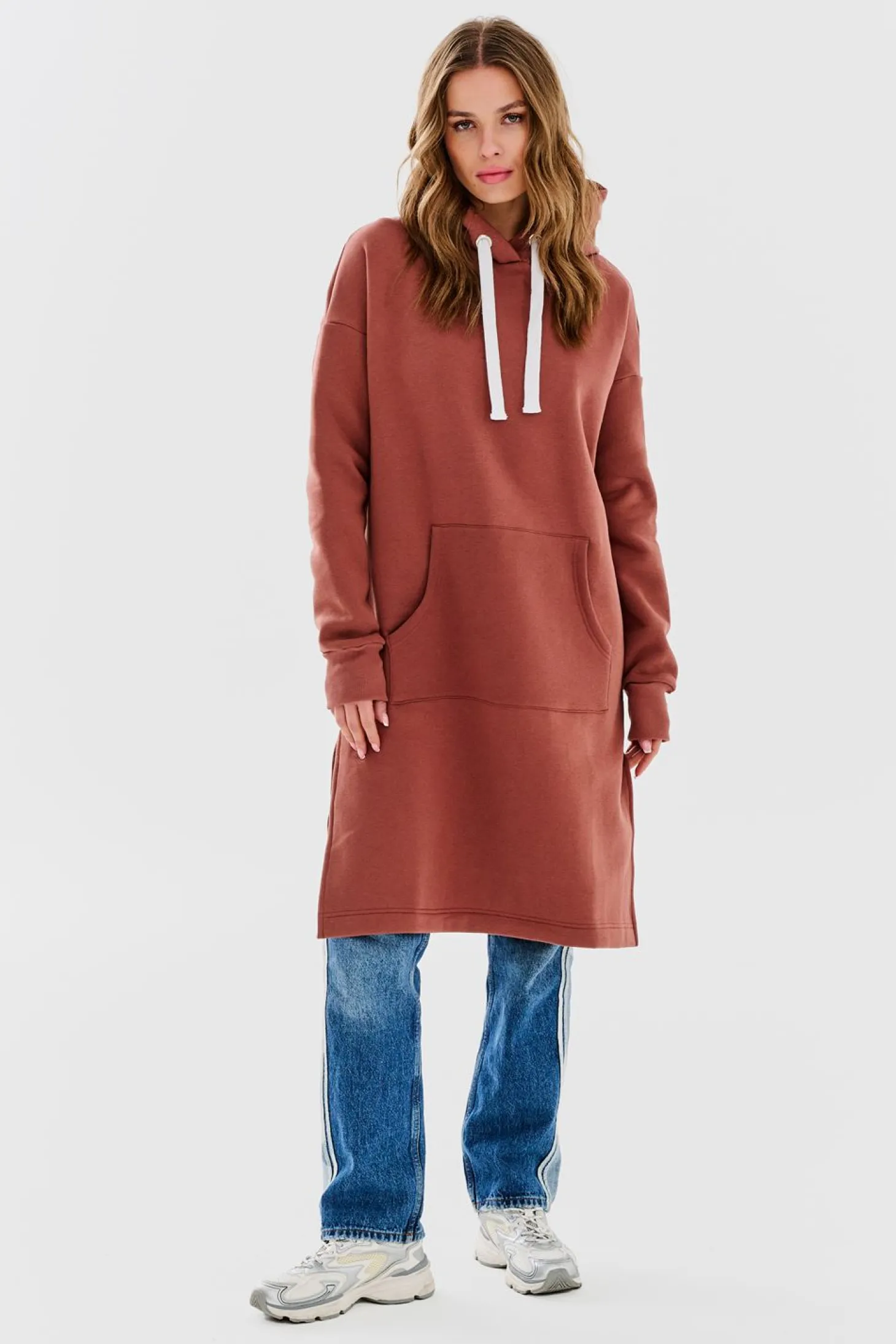 Bluza longline Desert Sands