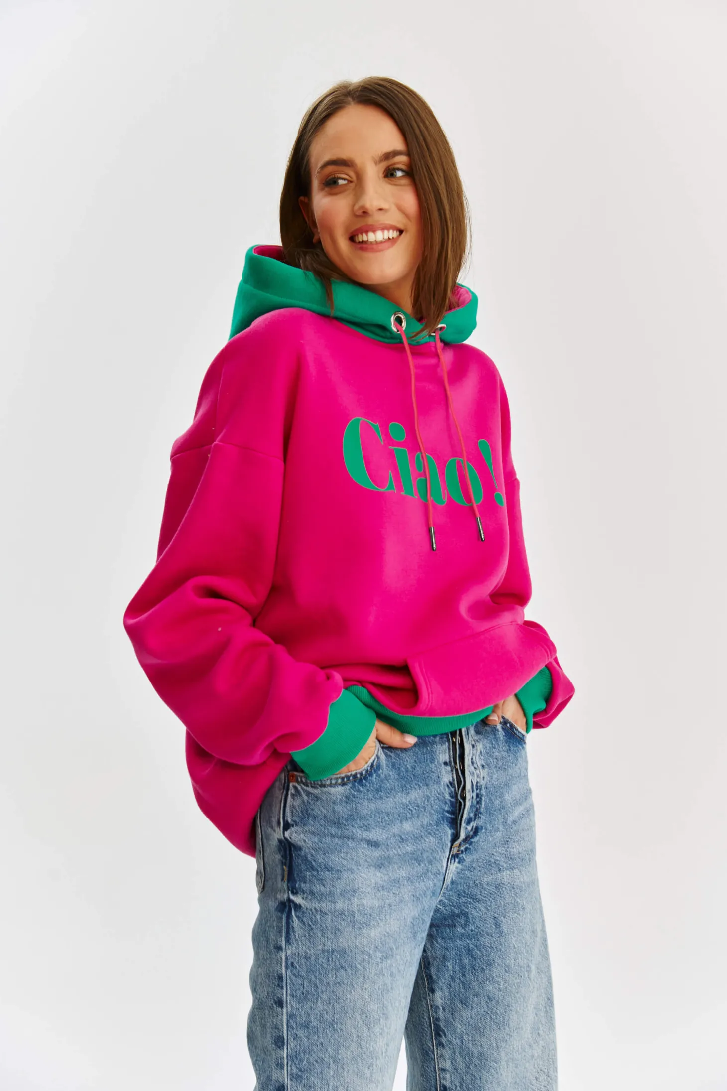 Bluza z kapturem Ciao Arrivederci