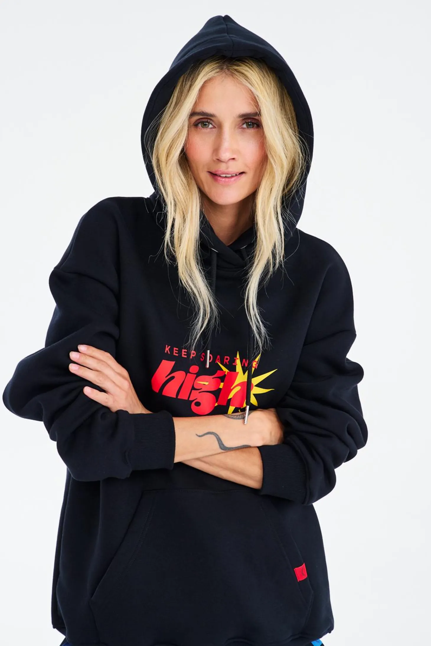 Bluza z kapturem Fearless Supergirl