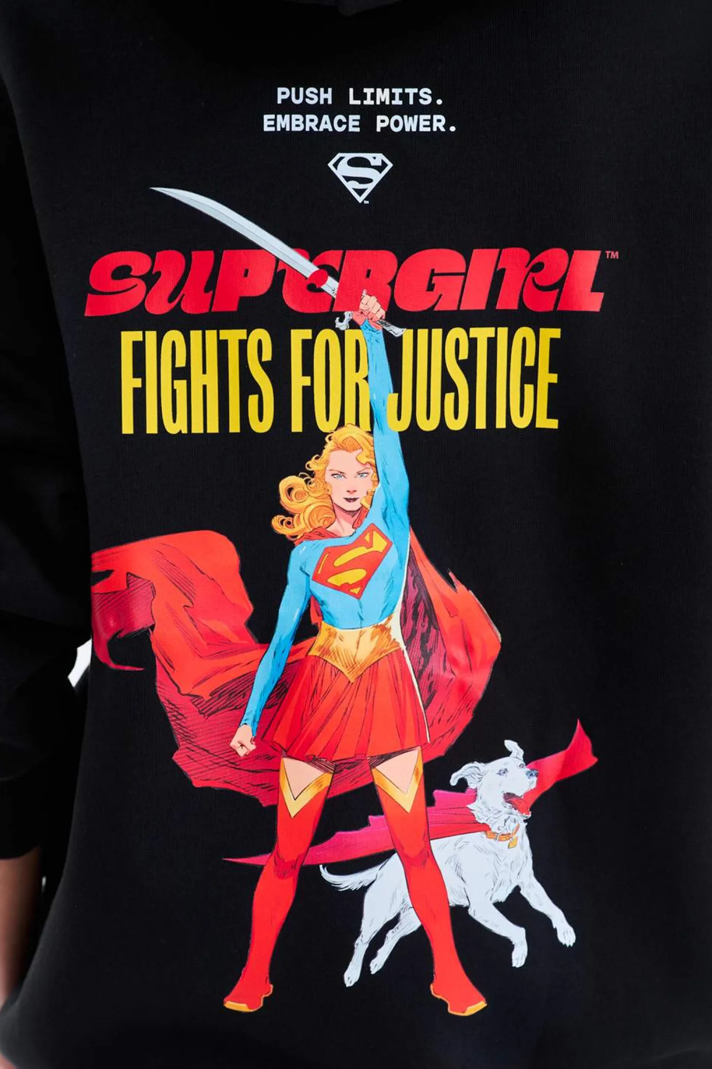 Bluza z kapturem Fearless Supergirl