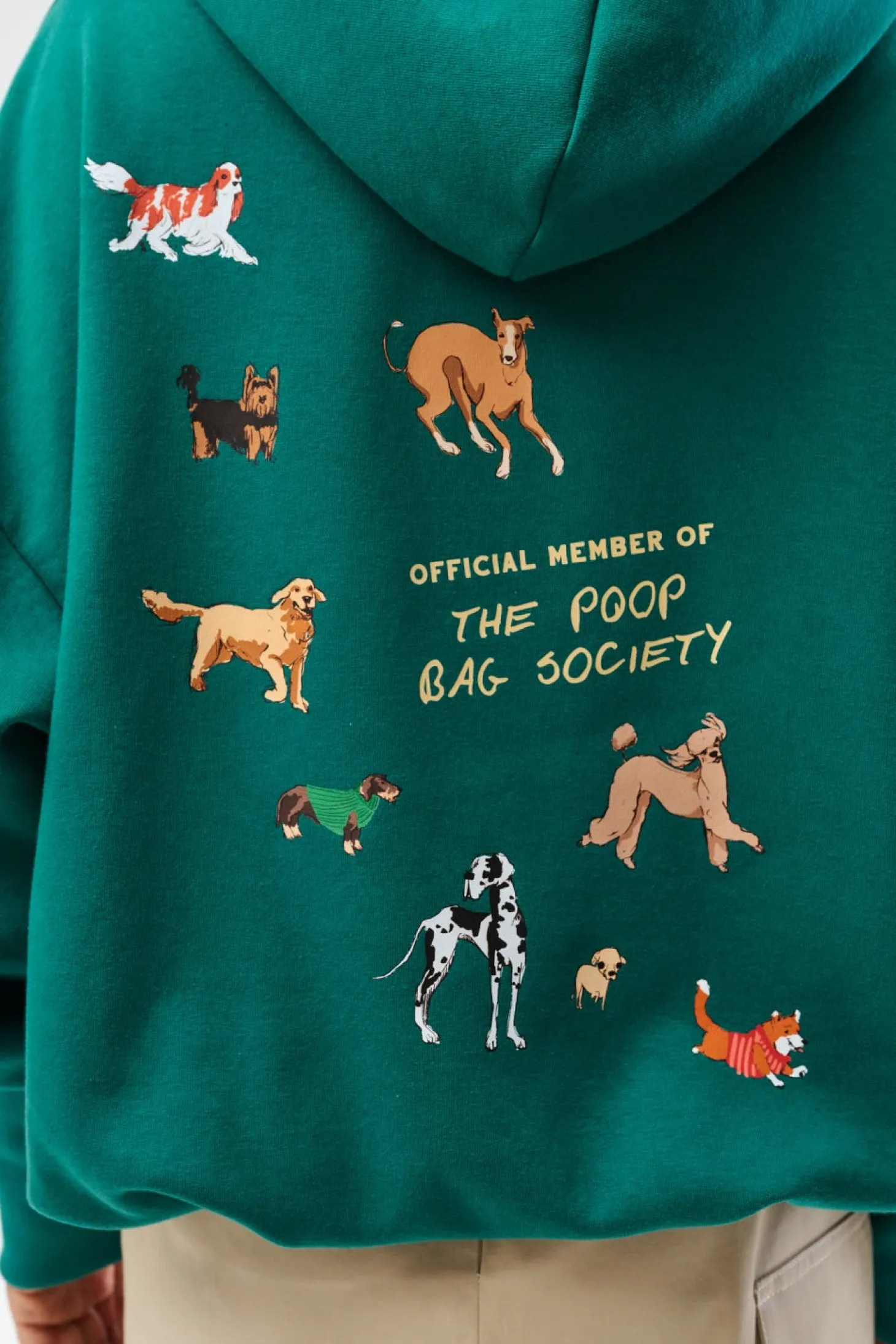 Bluza z kapturem Poop Bag Society