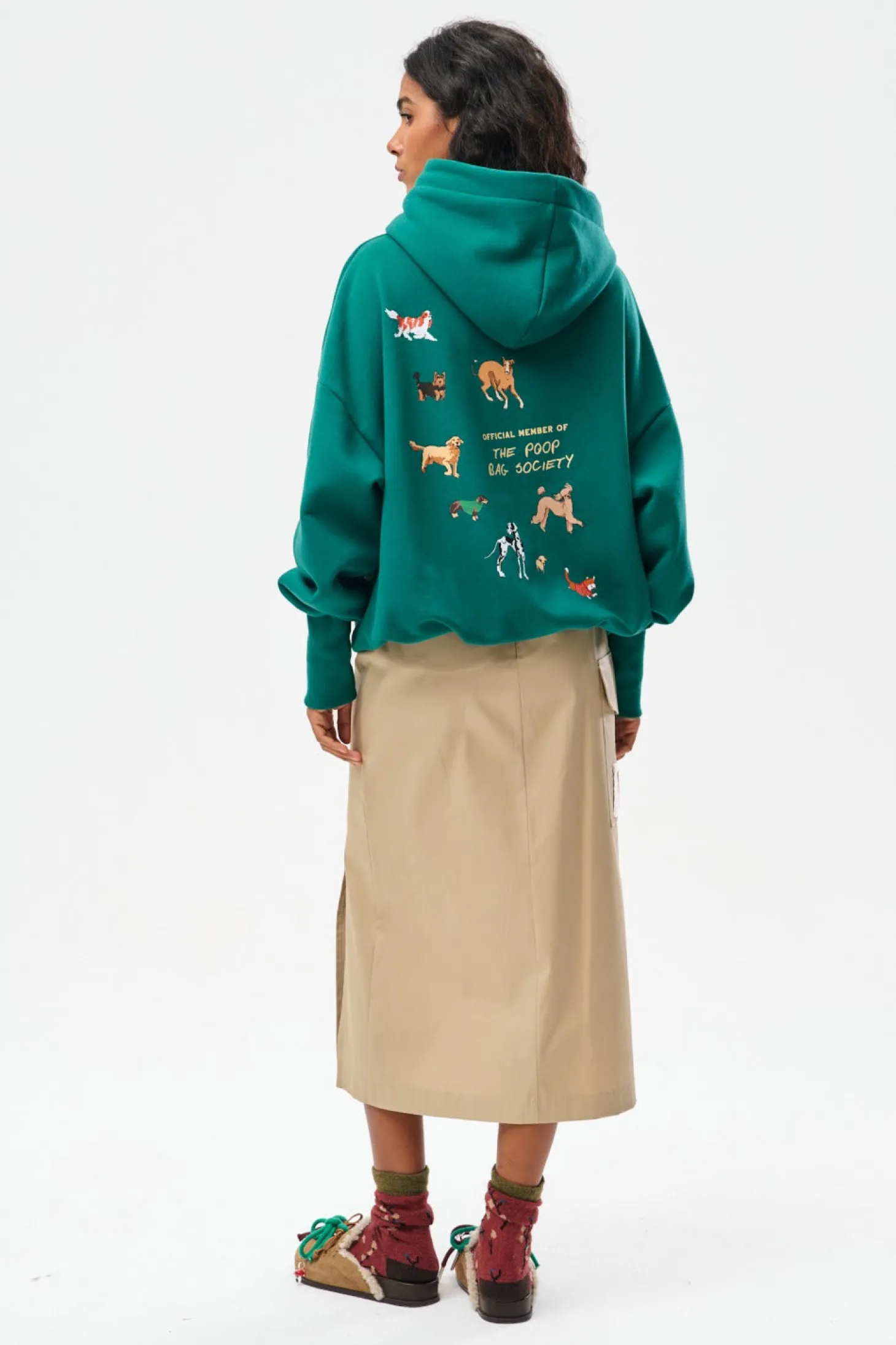 Bluza z kapturem Poop Bag Society