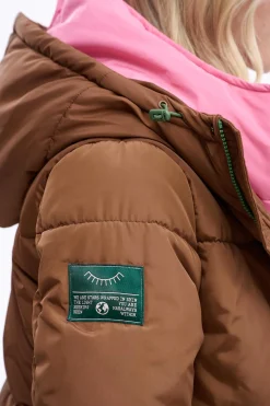 Długa kurtka zimowa Mocha Roar