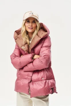 Dwustronna kurtka zimowa Alaska Caramel Blush
