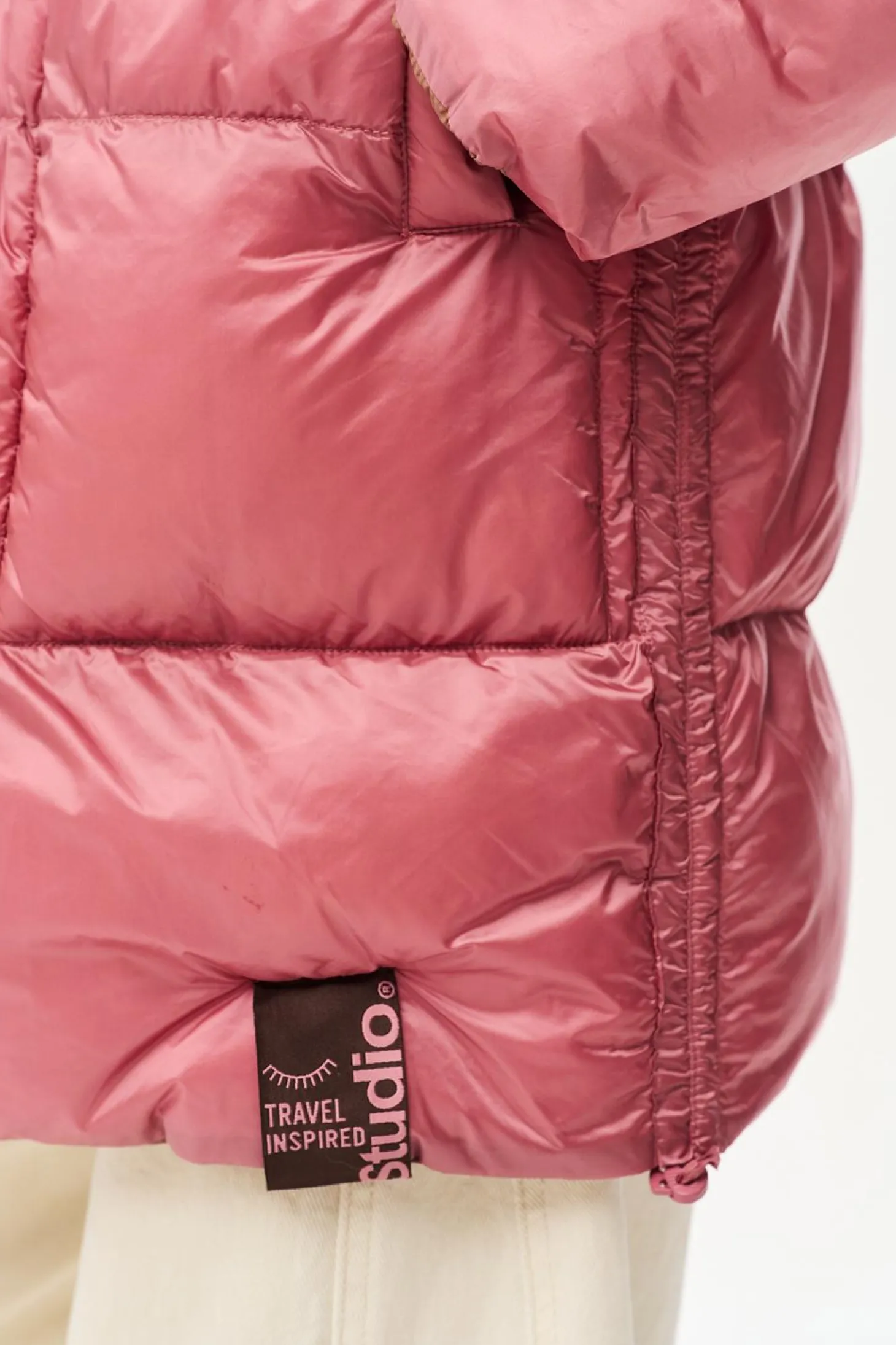 Dwustronna kurtka zimowa Alaska Caramel Blush