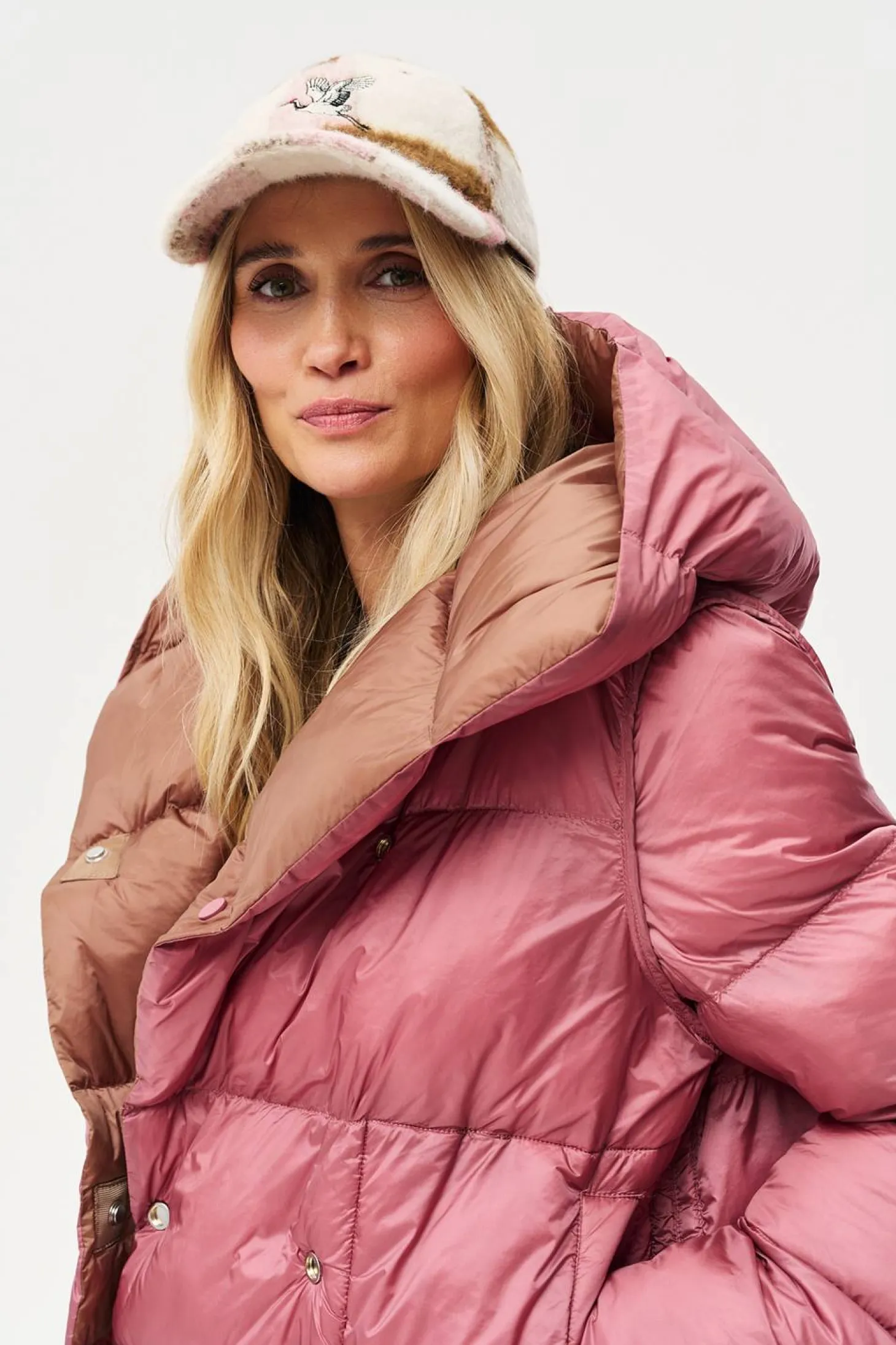 Dwustronna kurtka zimowa Alaska Caramel Blush