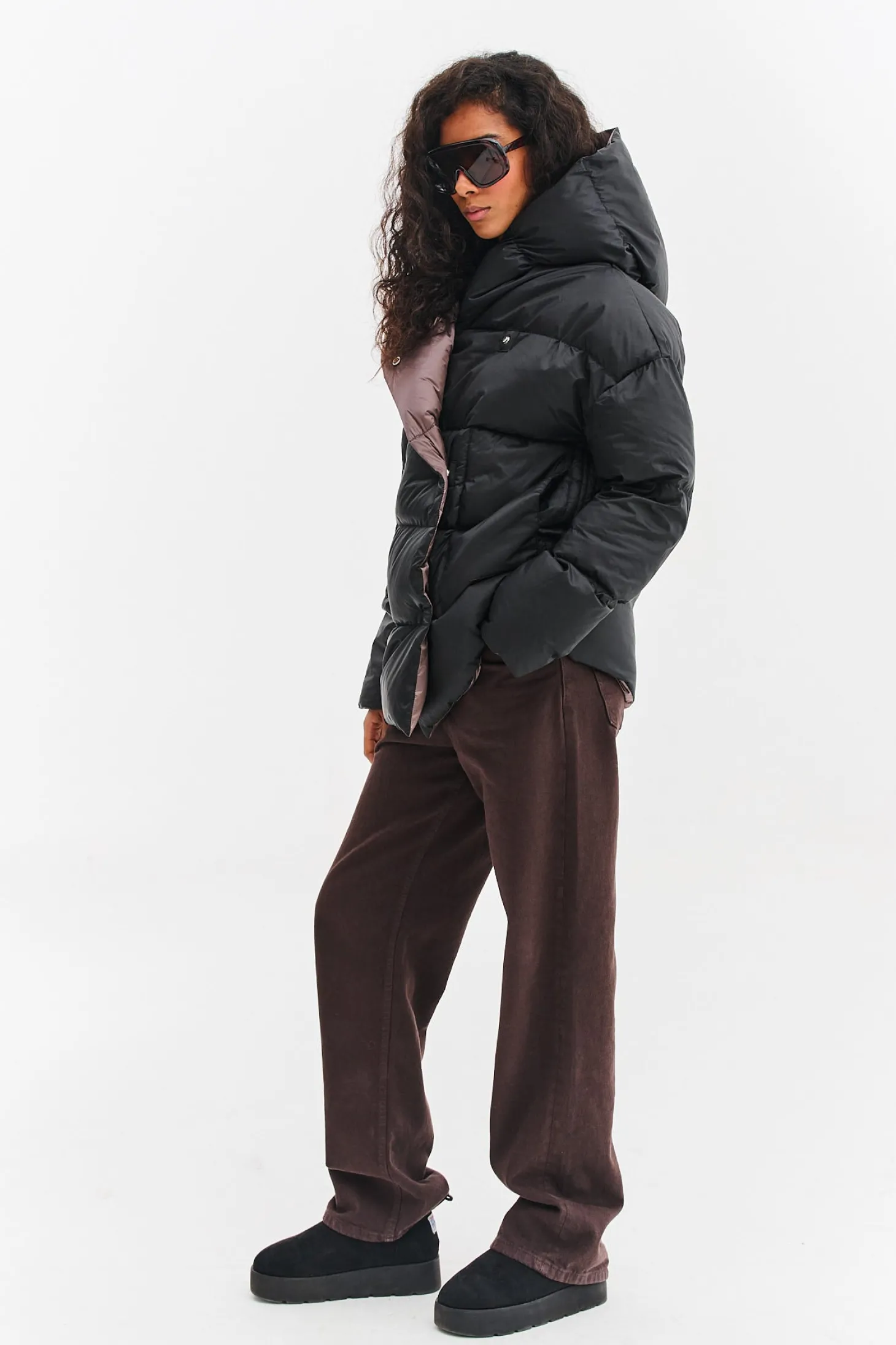 Dwustronna kurtka zimowa Alaska Velvet Earth