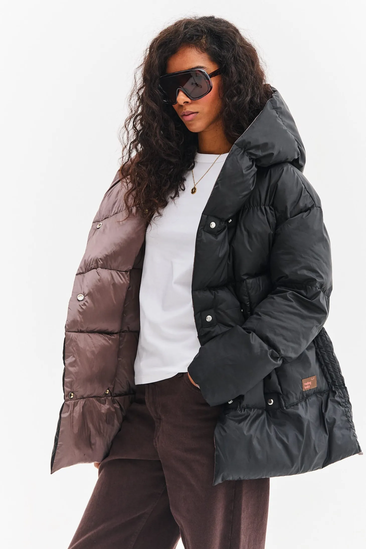 Dwustronna kurtka zimowa Alaska Velvet Earth