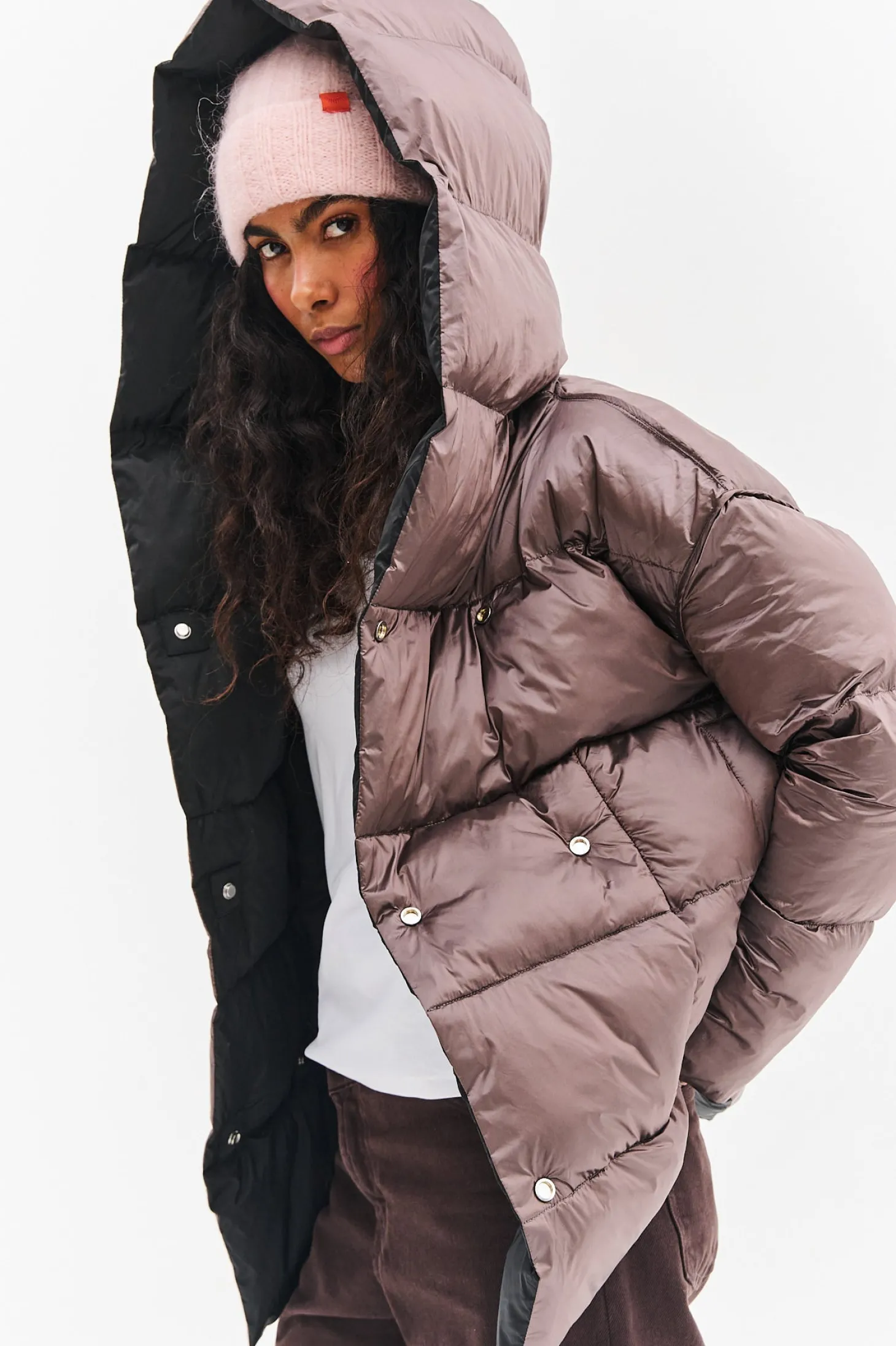 Dwustronna kurtka zimowa Alaska Velvet Earth