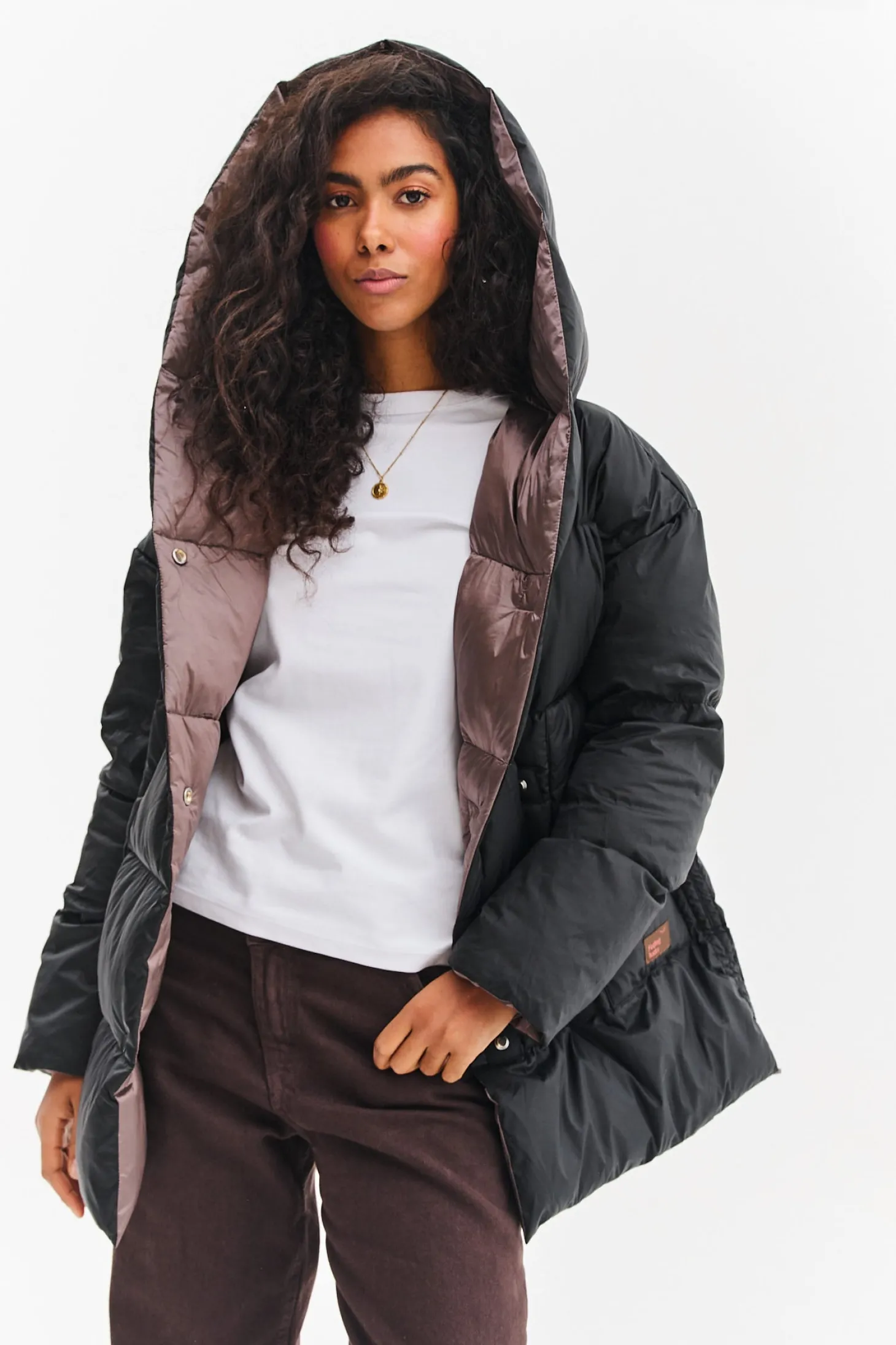 Dwustronna kurtka zimowa Alaska Velvet Earth