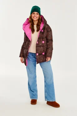 Dwustronna kurtka zimowa Alaska Pink Panther