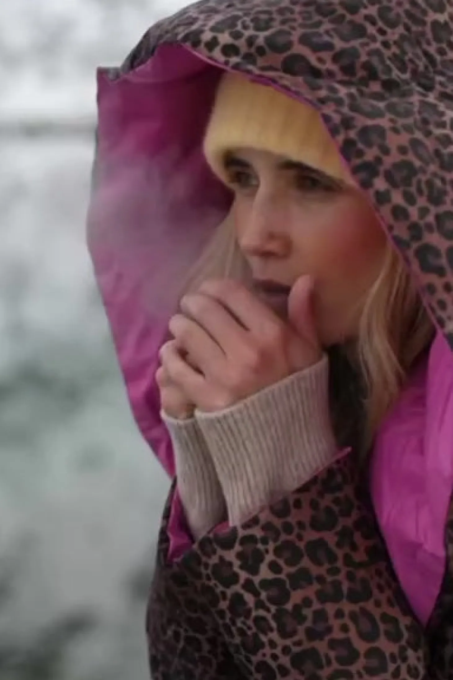 Dwustronna kurtka zimowa Alaska Pink Panther