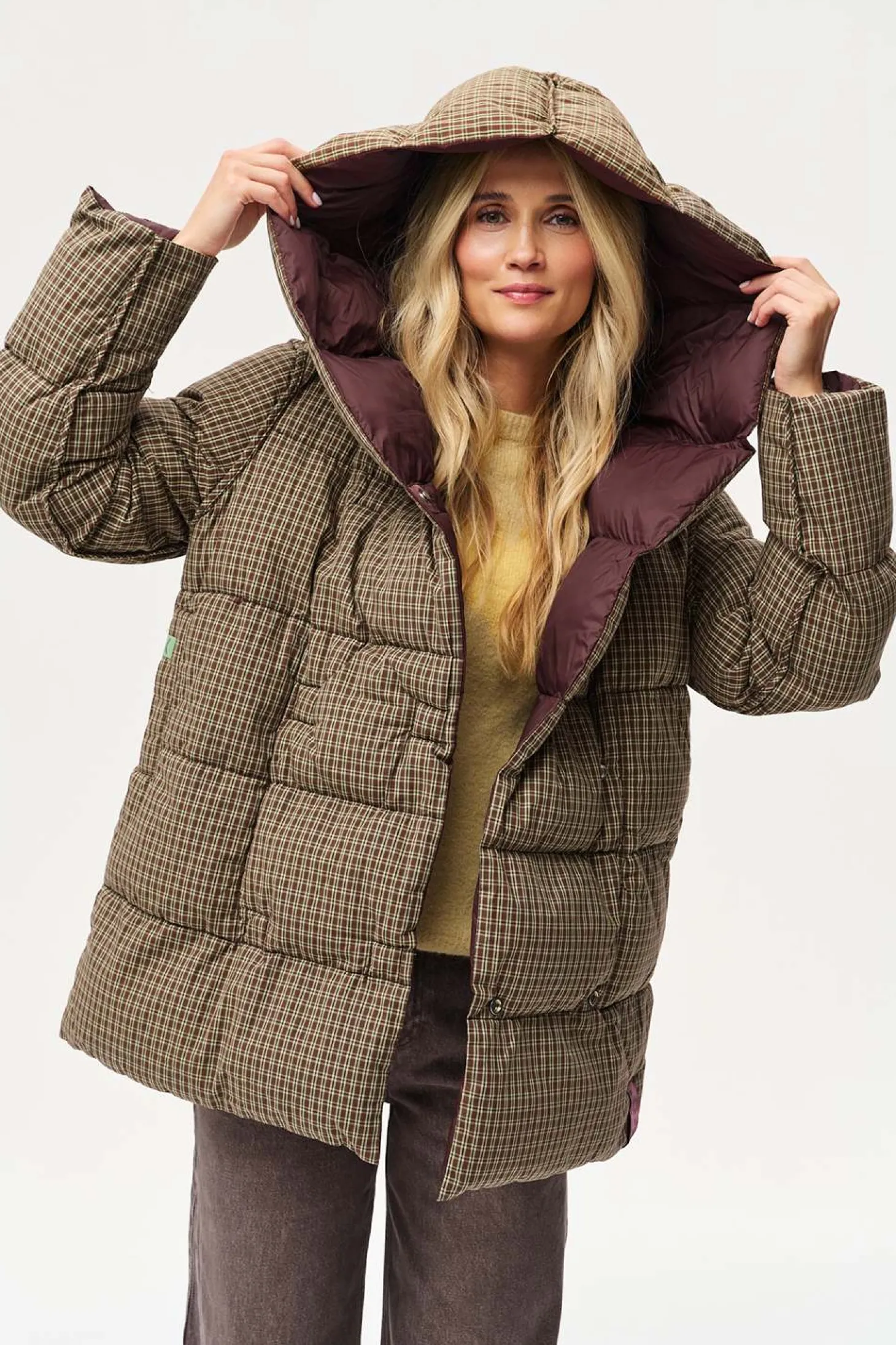 Dwustronna kurtka zimowa Alaska Moody Plaid