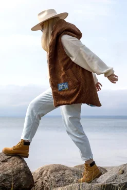 Kamizelka dwustronna Caramel Latte