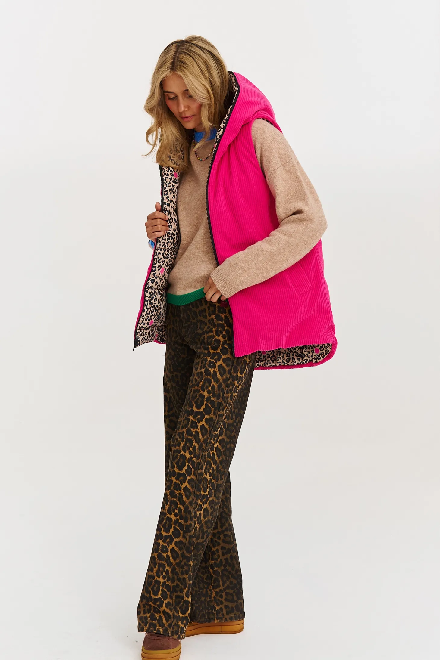 Kamizelka dwustronna Pink Panther
