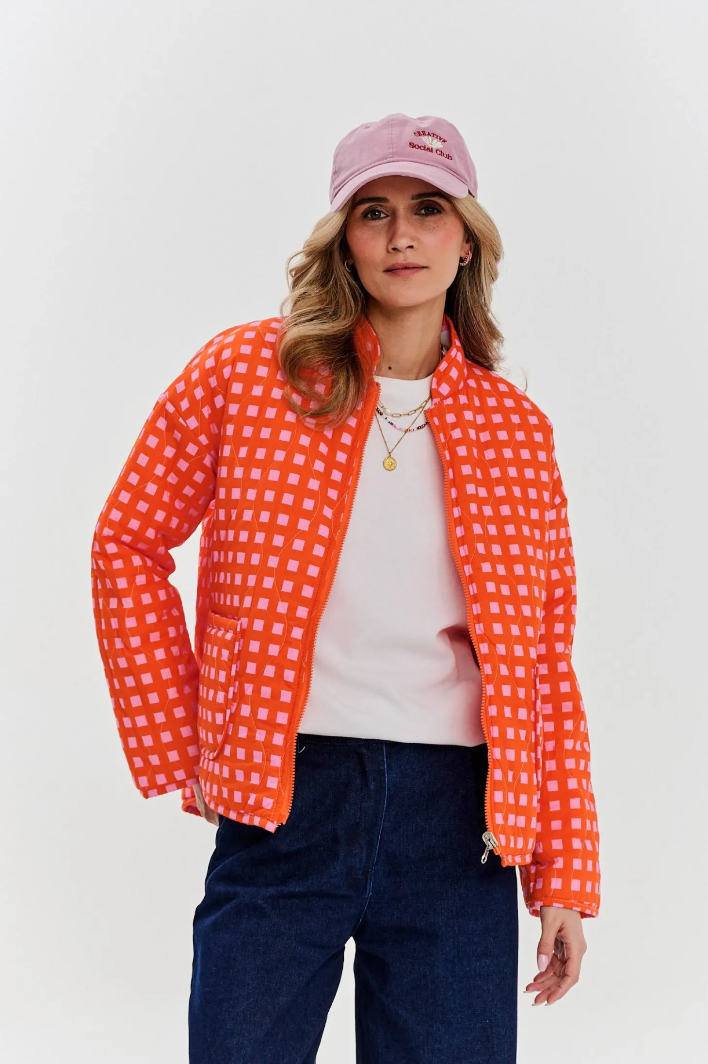 Kurtka dwustronna Peachy Bloom