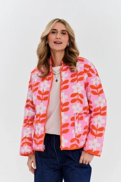 Kurtka dwustronna Peachy Bloom