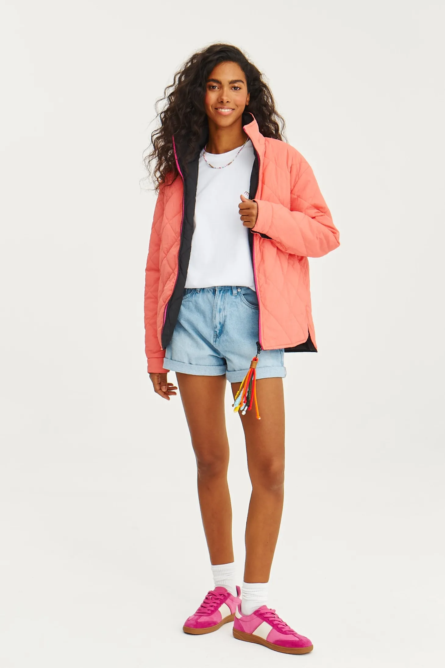 Kurtka dwustronna Poppy Pink Thunder