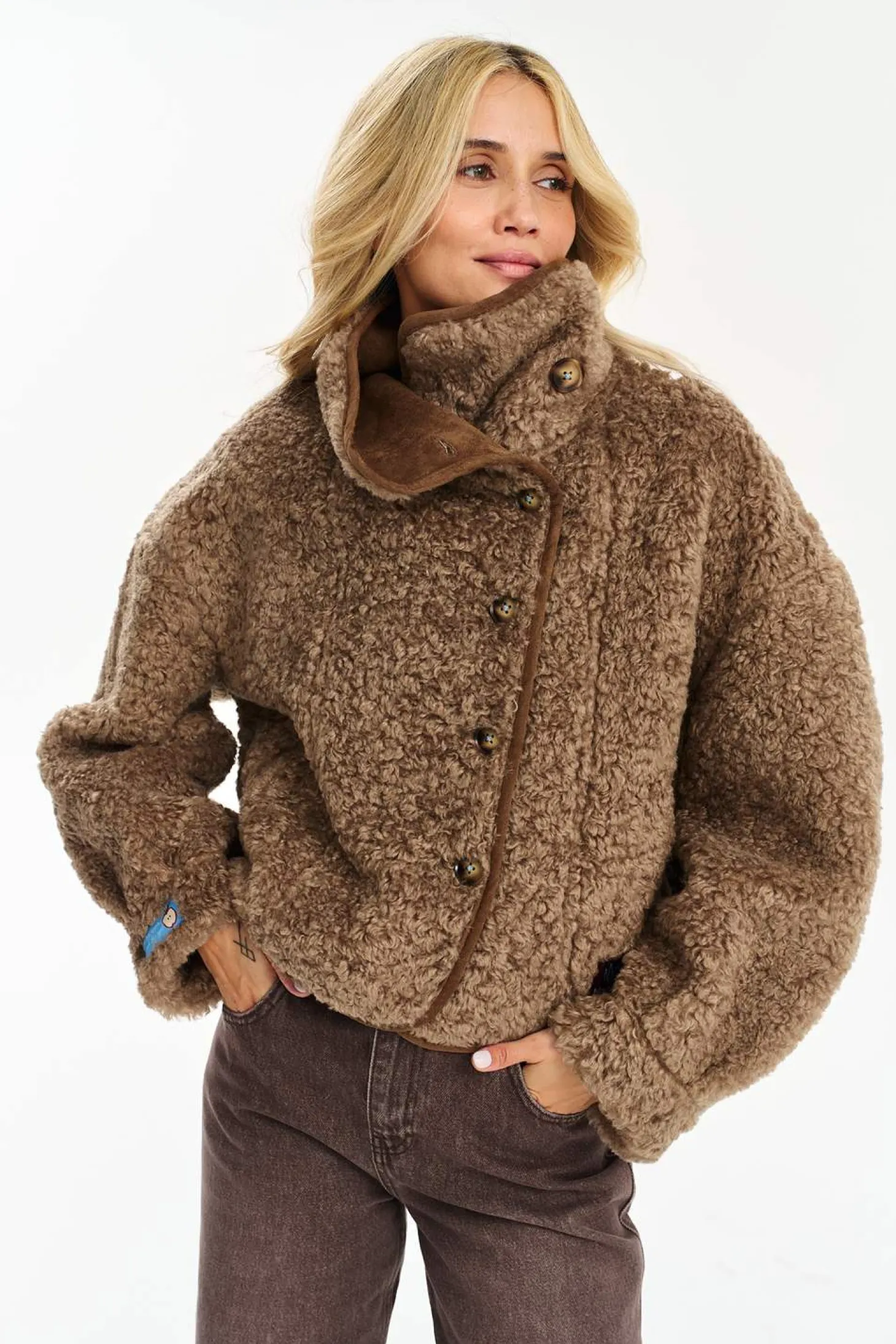 Kurtka dwustronna Teddy Acorn
