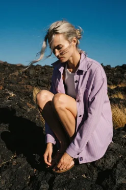 Kurtka koszulowa Lavender Ray