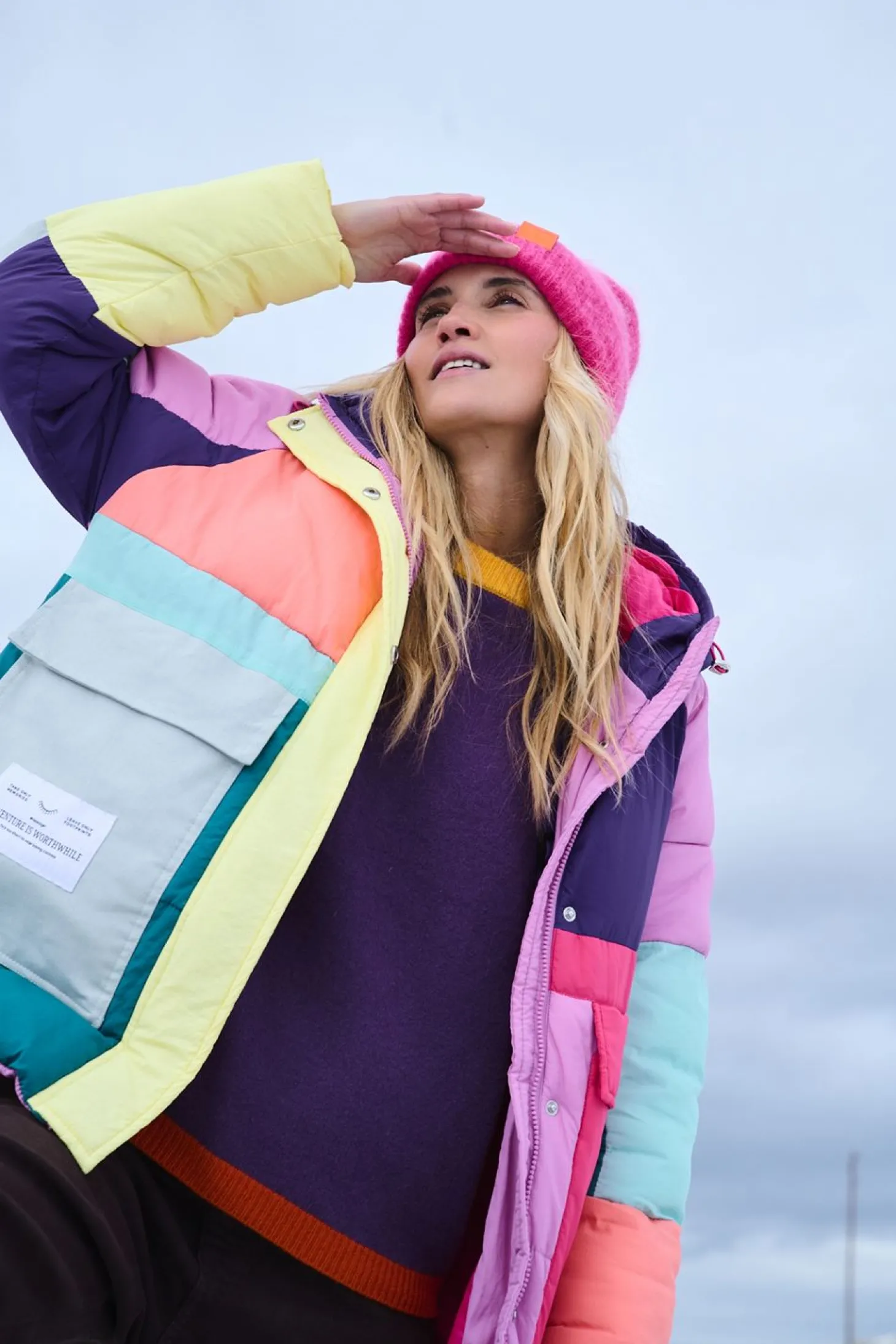 Kurtka zimowa Tromso Colorblock