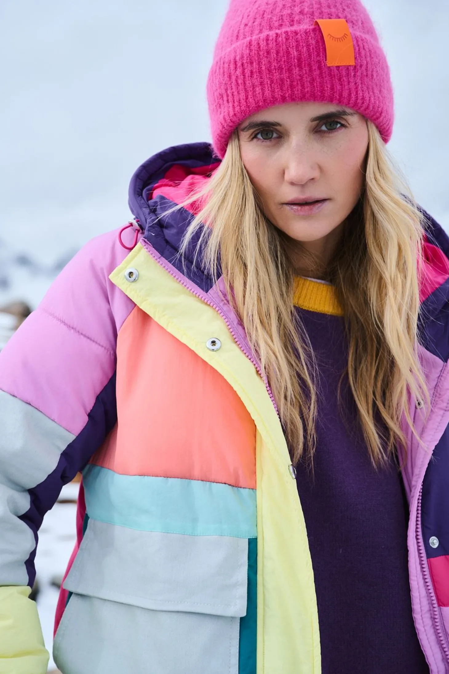 Kurtka zimowa Tromso Colorblock