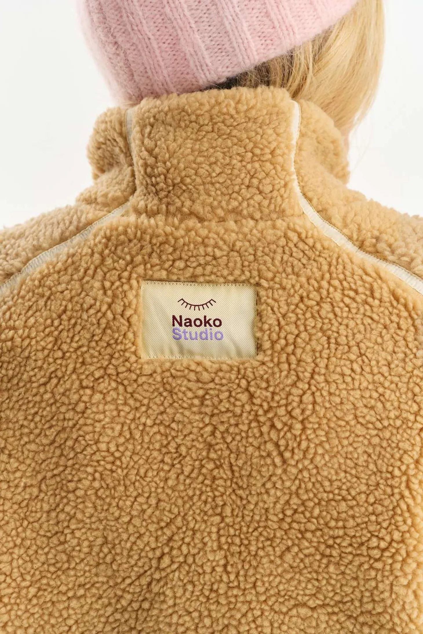 Kurtka z wełną Teddy Fuzzy Dune