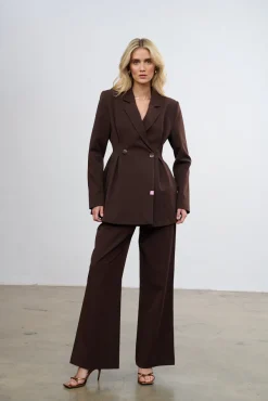 Marynarka taliowana Brown Muse