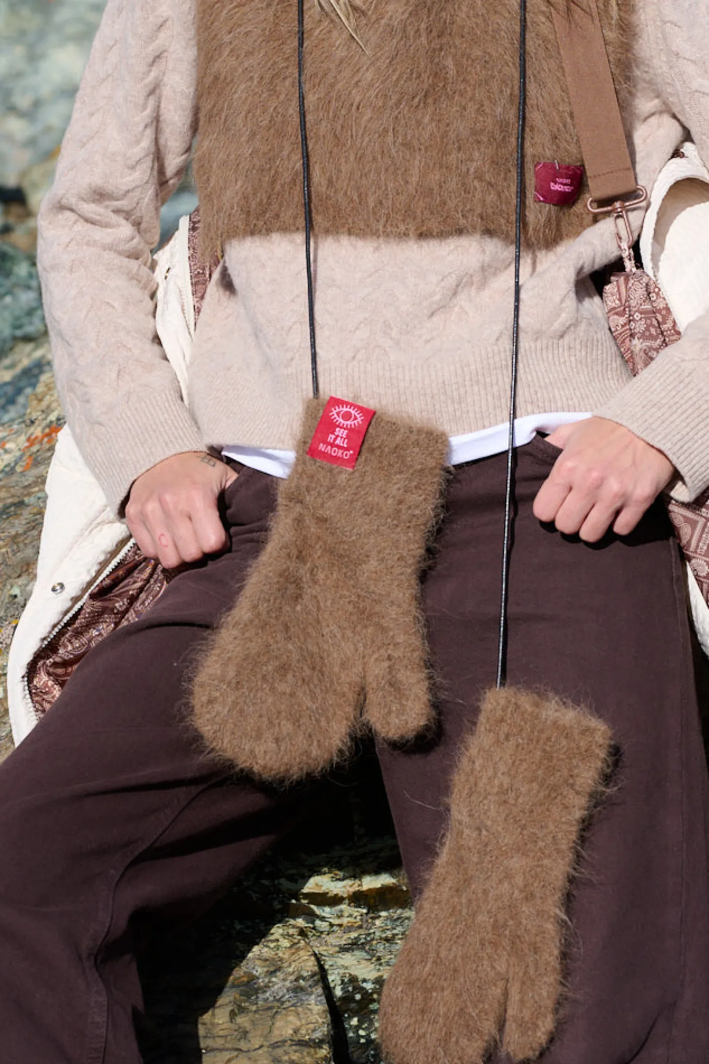 Rękawiczki Huggy Mocha