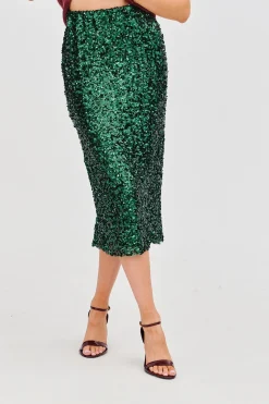 Spódnica cekinowa Emerald Glam