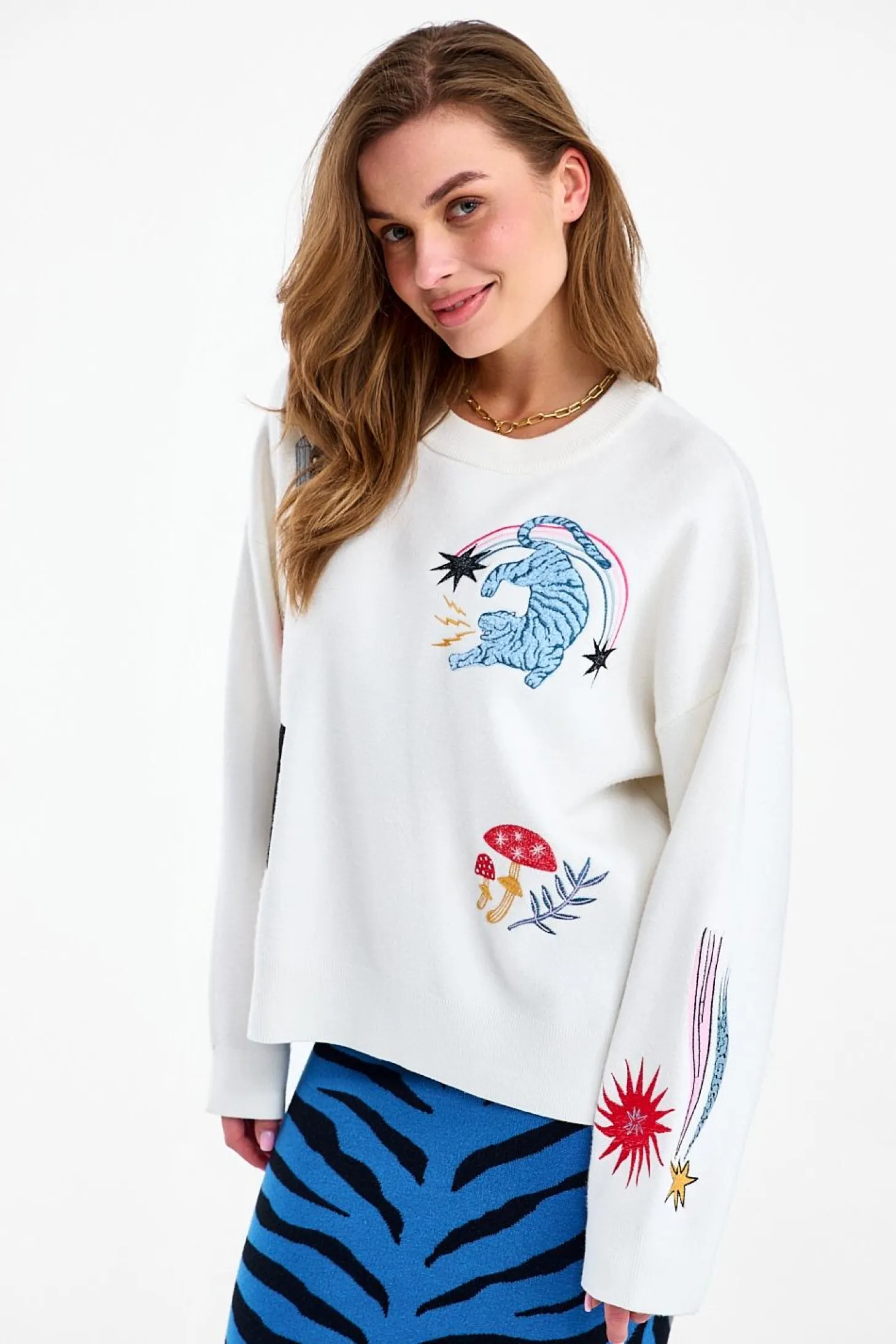 Spódnica dzianinowa Blue Rebel