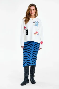 Spódnica dzianinowa Blue Rebel