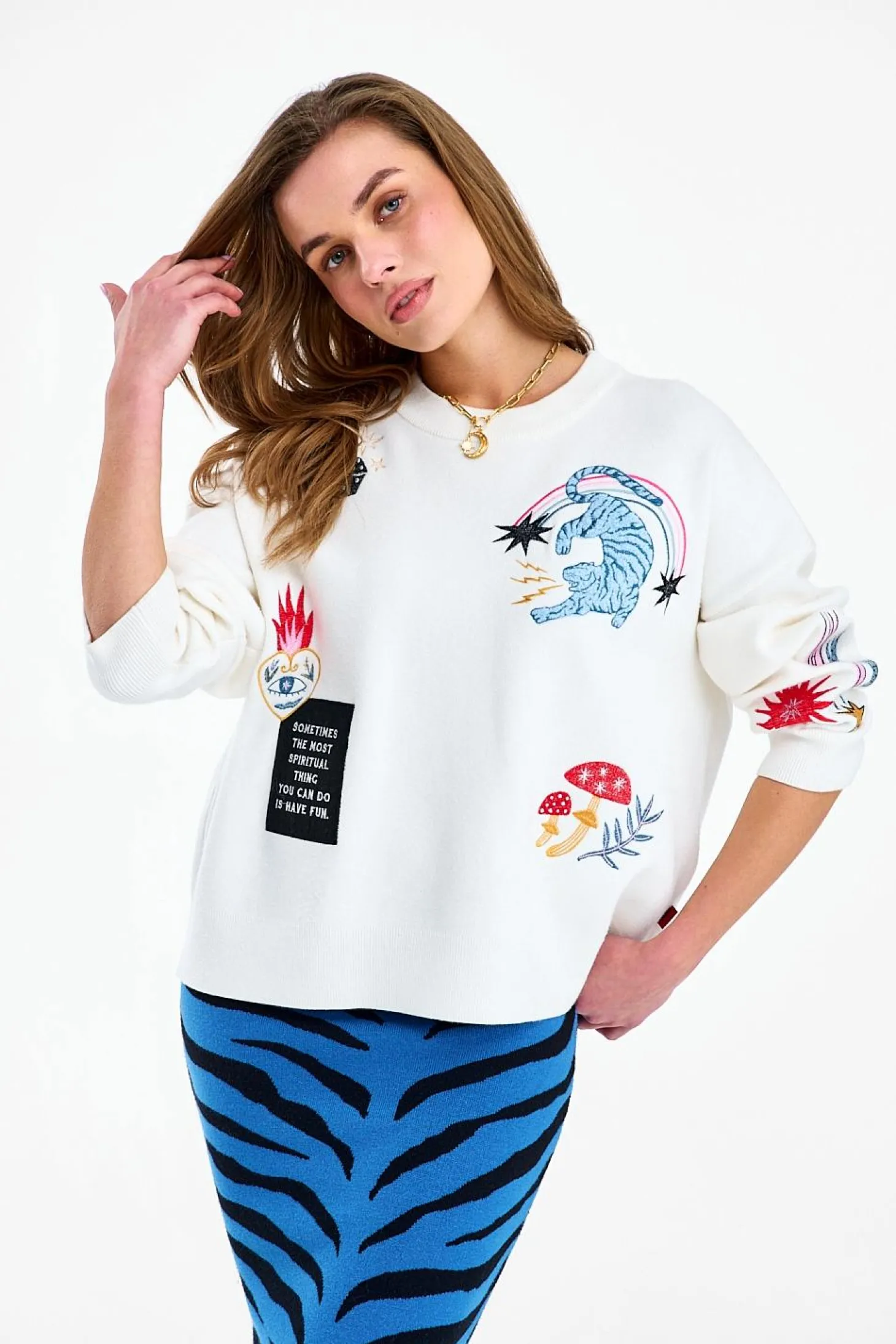 Spódnica dzianinowa Blue Rebel