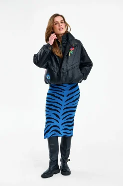 Spódnica dzianinowa Blue Rebel