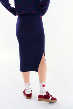 Spódnica dzianinowa Double Heart