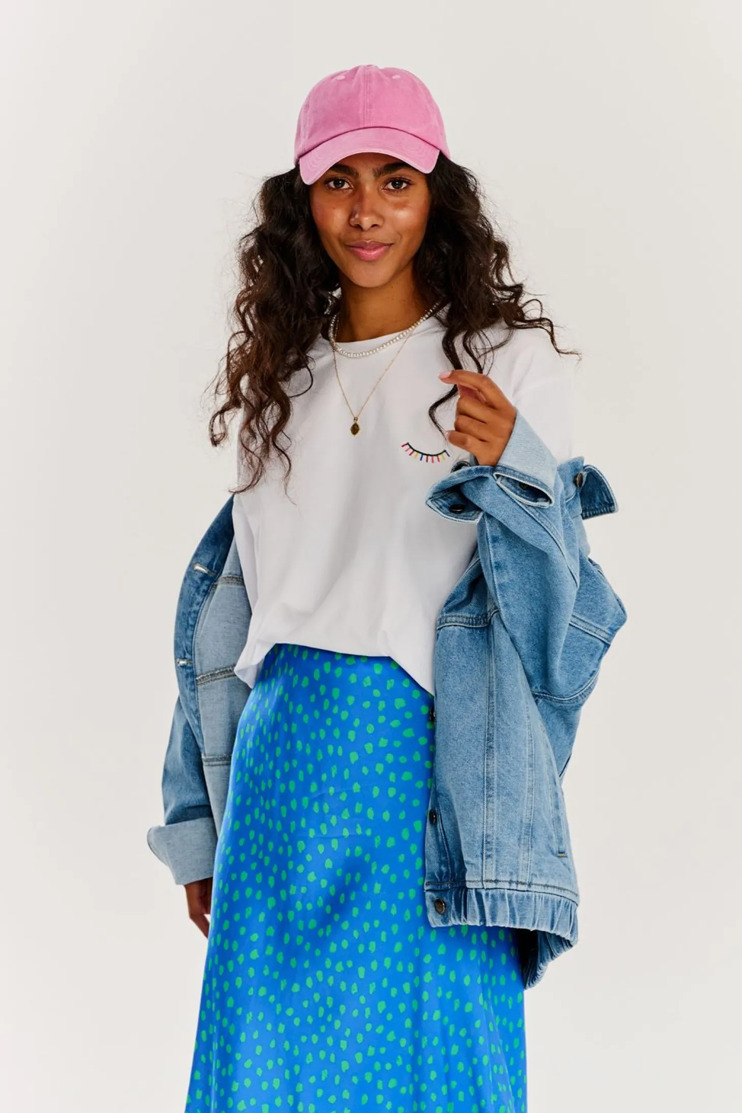 Spódnica midi Mint Drops