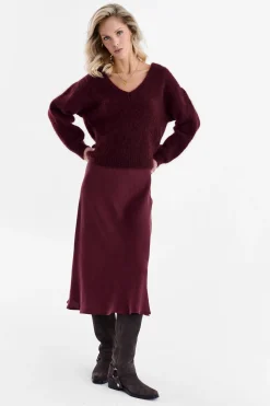 Spódnica midi Mulberry Delight