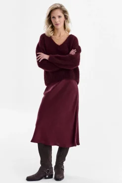 Spódnica midi Mulberry Delight