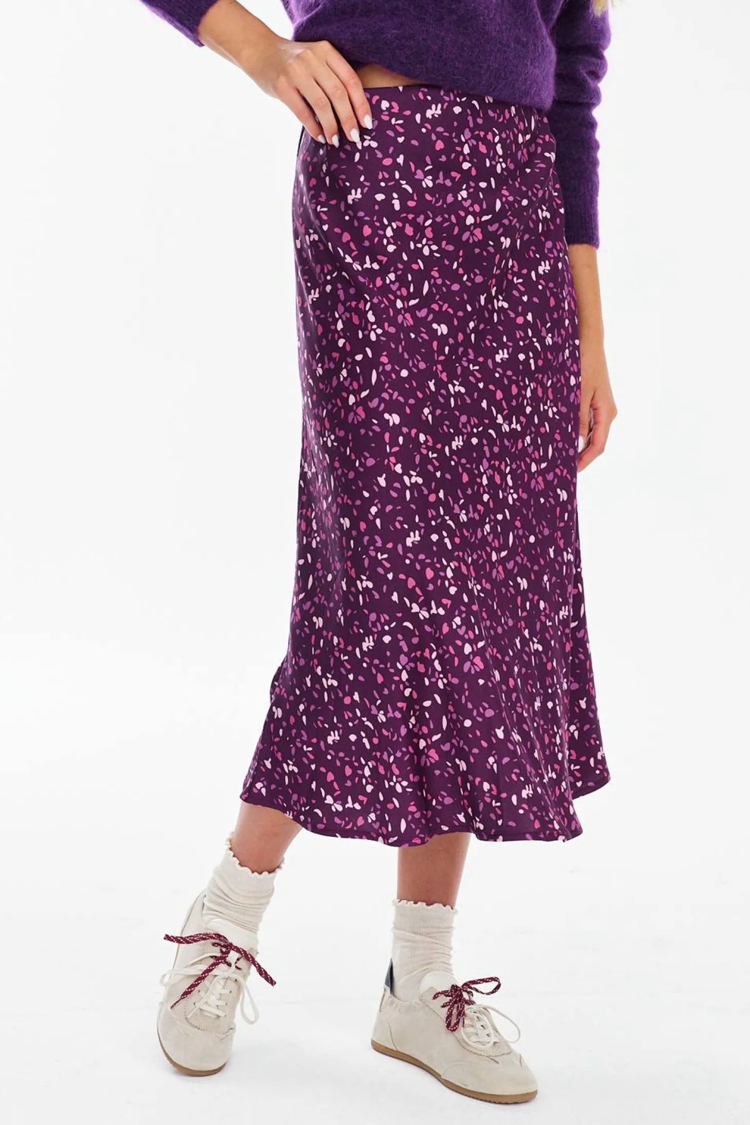 Spódnica midi Plum Poetry