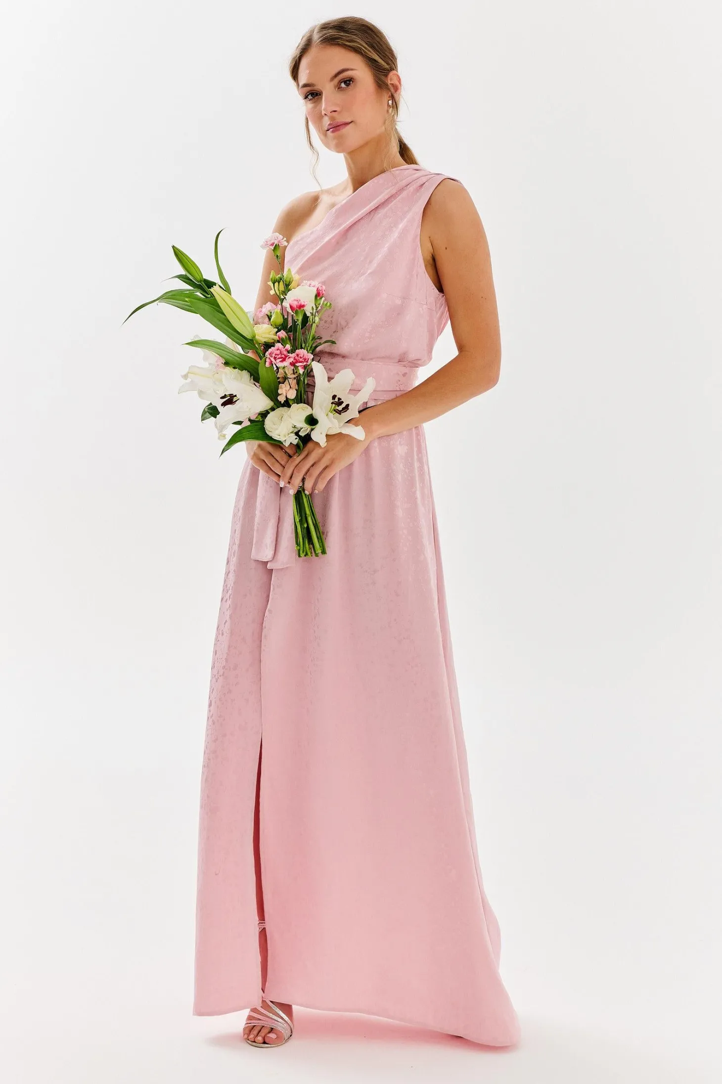 Sukienka asymetryczna Blush Blossom