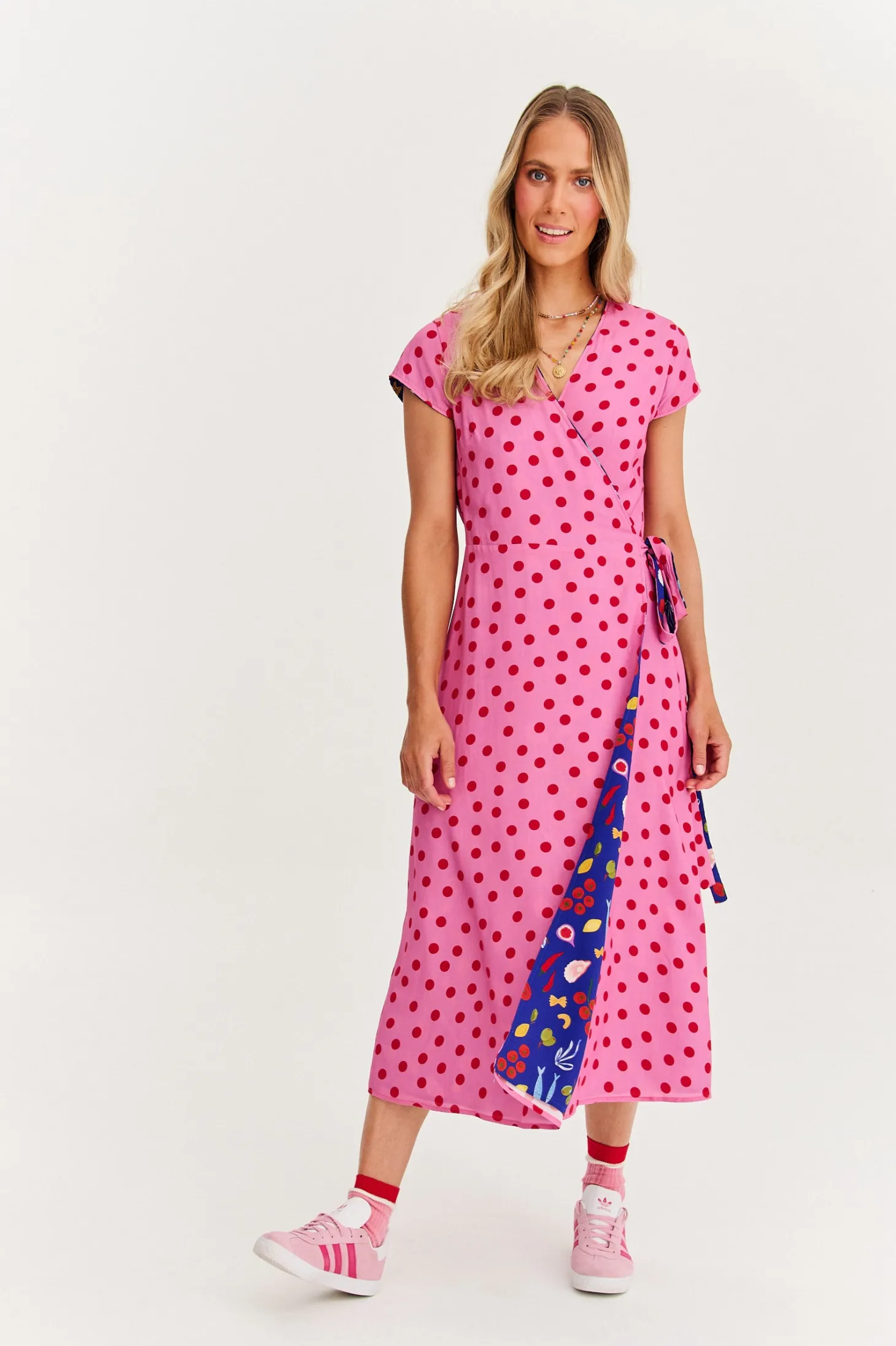 Sukienka dwustronna Chameleon Spicy Dots