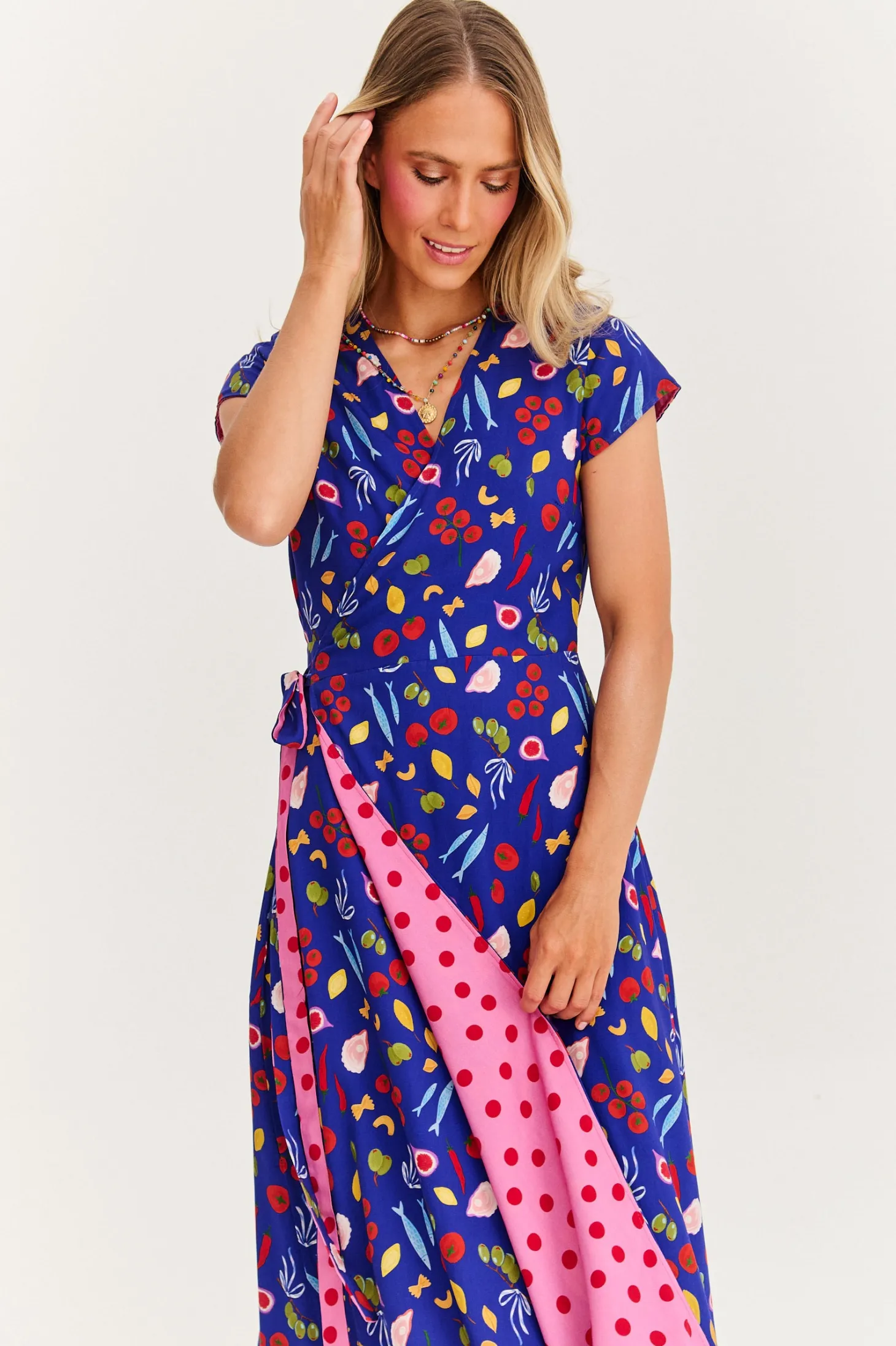 Sukienka dwustronna Chameleon Spicy Dots