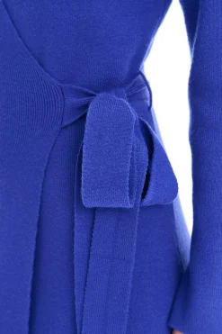 Sukienka dzianinowa midi London Blue