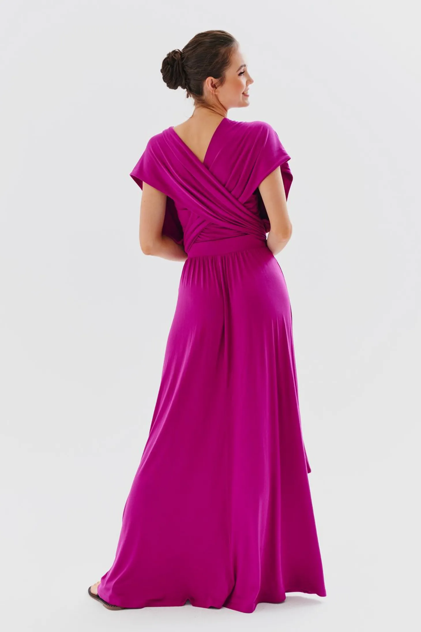Sukienka infinity maxi Magenta Love