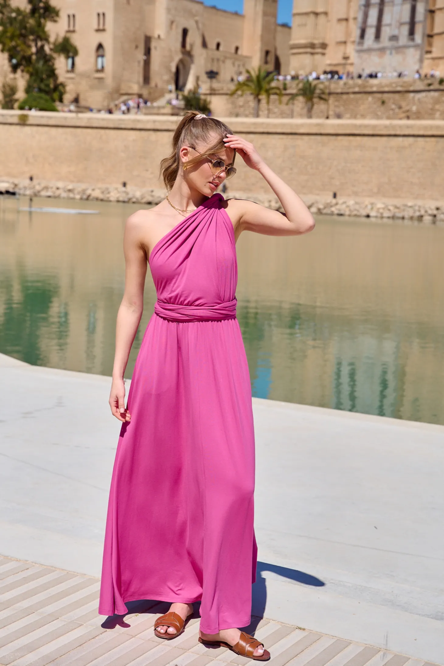 Sukienka infinity maxi Rose Amour