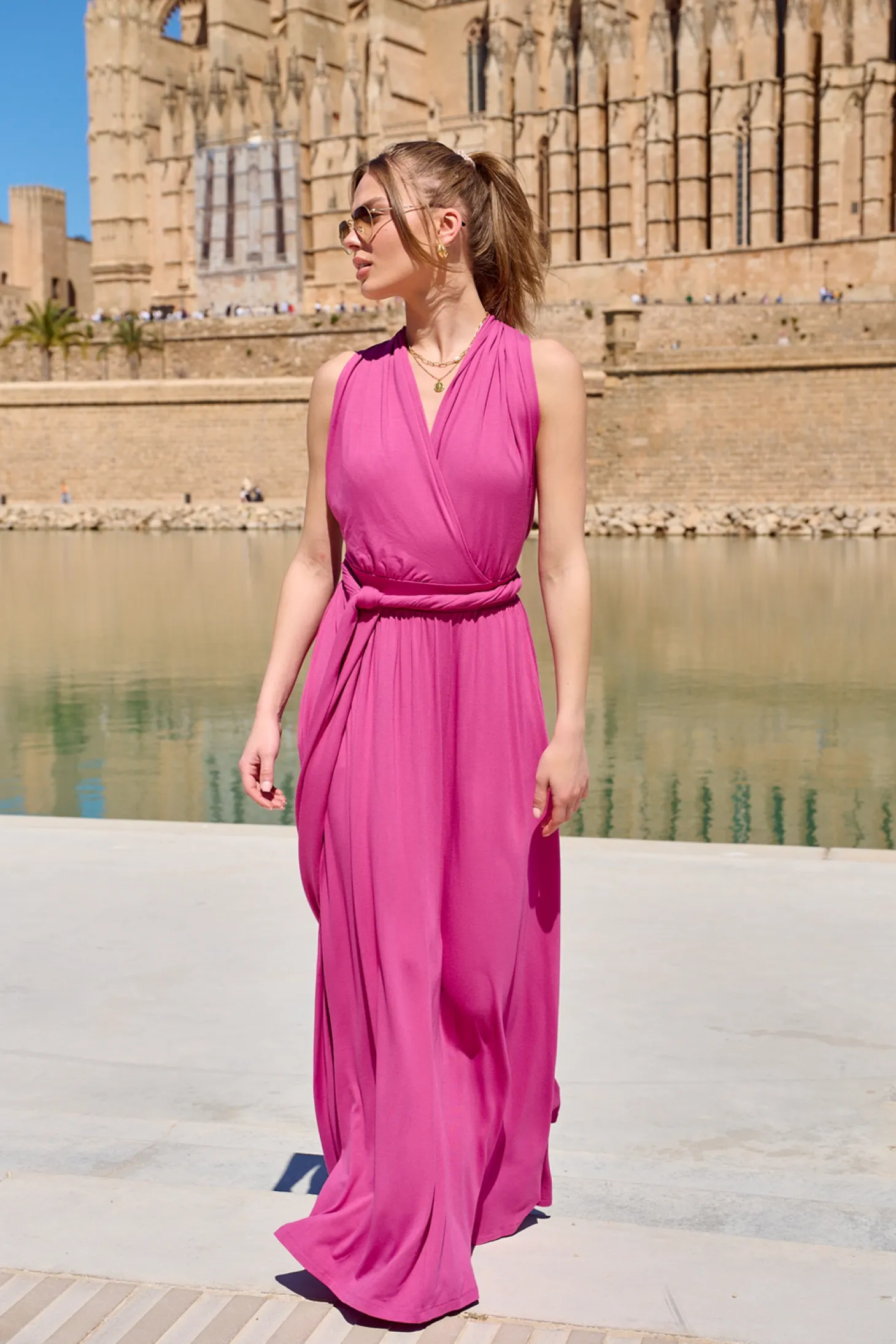 Sukienka infinity maxi Rose Amour