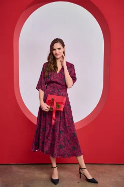 Sukienka midi Cranberry Spark