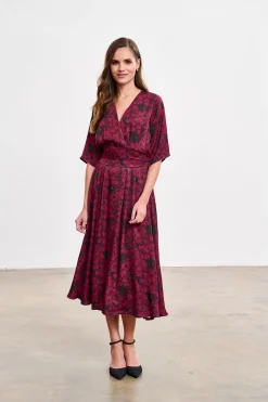 Sukienka midi Cranberry Spark