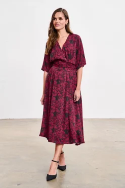 Sukienka midi Cranberry Spark